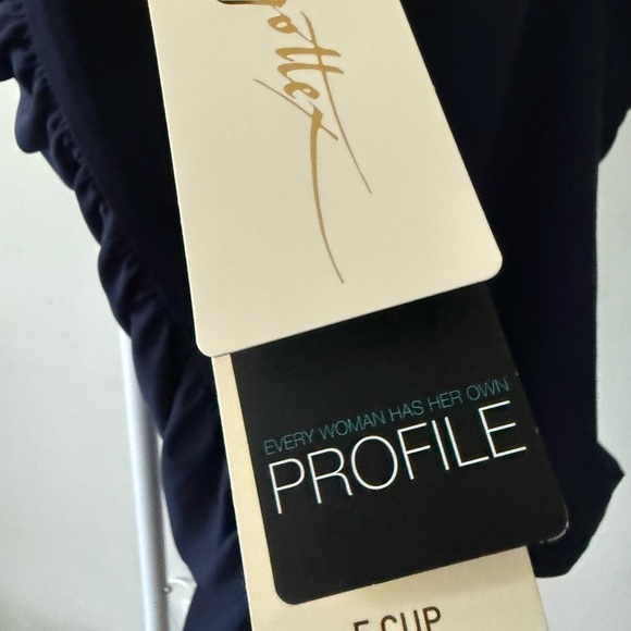 Profile by Gottex Women’s Sweetheart Cup Sized Tankinj Top Swimsuit Size 40F - Picture 4 of 9